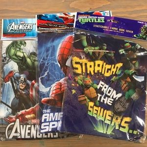 Fabric book “sock” covers